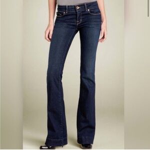 J Brand Dark Blue Boot Cut Jeans
